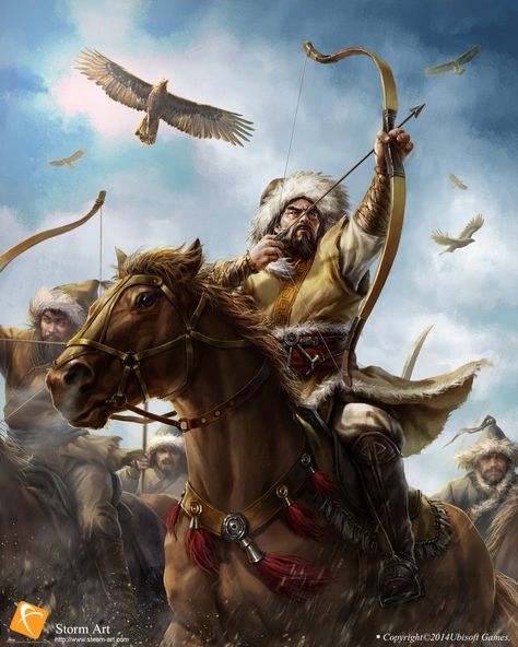 ArtStation - AC, Lovely Magicican Medieval Warriors, Horse Archer, Attila The Hun, Gorilla Tattoo, Eastern Roman, Genghis Khan, Legends And Myths, Korean History, Byzantine Empire