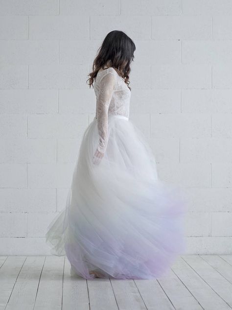 purple unicorn ombre wedding dress Ombre Wedding Dresses, Pink Ombre Wedding Dress, Aurora Wedding Dress, Dip Dye Wedding Dress, Alternative Wedding Gown, Pink Ombre Wedding, Dye Wedding Dress, Ombre Wedding Dress, Aurora Wedding