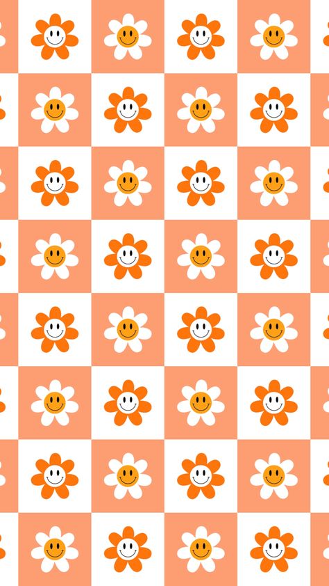 Smiley Iphone Wallpapers, Preppy Summer Aesthetic Wallpaper, Checkered Smiley Face Wallpaper, Checkered Pattern Wallpaper, Preppy Wallpaper Iphone Summer, Preppy Summer Backgrounds, Spring Wallpaper Iphone Preppy, Preppy Apple Watch Wallpaper, Smiley Face Wallpaper Aesthetic