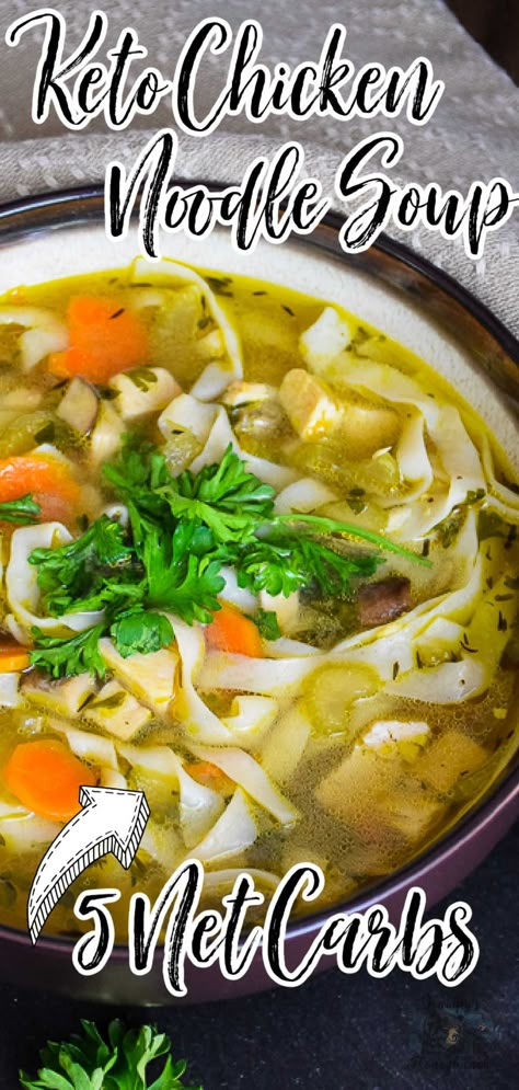 Keto Chicken Noodles, Keto Chicken Noodle Soup Crockpot, Low Carb Chicken Noodle Soup Instant Pot, Keto Chicken Noodle Soup Recipes, Keto Chicken And Noodle Recipes, Low Carb Chicken Soup Instant Pot, Low Carb Chicken And Noodles, Healthy Soup Recipes For Diabetics, Chicken Noodle Soup Low Carb