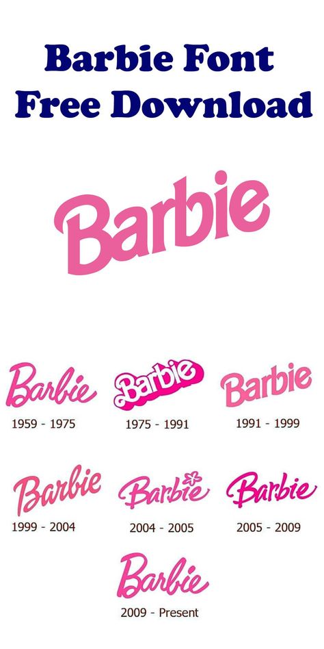 About Barbie Font Who is Barbie? A little history of the World’s Most Famous Doll – Barbie In March 1959, a doll named “Barbie” launched onto the American toy market, sporting a black-and-white striped bathing suit, pouty red lips and a sassy blonde pony tail. The leggy, 11-inch plastic figure—full name: Barbara Millicent Roberts—was the first mass-produced toy doll in the U.S. with adult features. She would go on to become one of the most iconic playthings in history. Barbie Font Free, Barbie Birthday Party Games, Barbie Font, Barbie Pool Party, Barbie Party Decorations, Barbie Theme Party, Free Barbie, Barbie Box, History Of The World