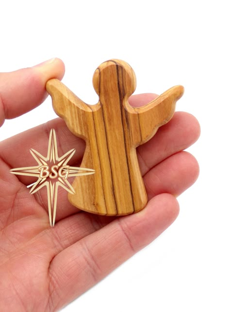 Excited to share the latest addition to my #etsy shop: Personalized Guardian Angel, Customized Olive Wood, Hand Pocket gift, Easter Children Christmas, first Communion, Confirmation baptism favor #guardianangel #pocketangel #woodenangel #personalizedangel #angelfavors #angelforprotection #keychainangel #woodenangel https://etsy.me/3ylhWw2 Wooden Star Decor, Wood Angels, Angels Figurines, Aesthetic Paper, Airplane Crafts, Wood Angel, Simple Wood Carving, Wooden Angel, Paper Craft Tutorials