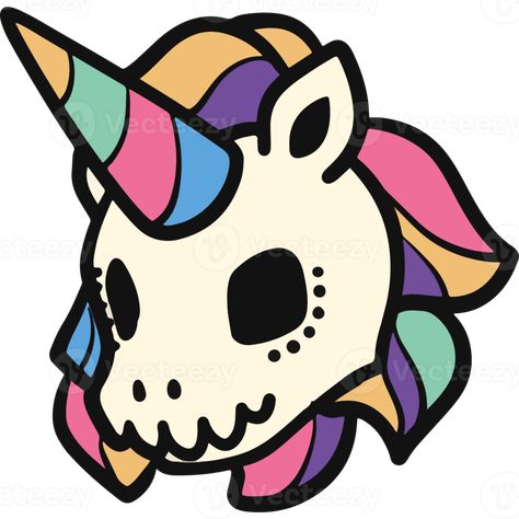 unicorn skull icon Simple Unicorn Tattoo, Cute Unicorn Drawing, Unicorn Icon, Unicorn Skull, Unicorn Logo, Halloween Unicorn, Skull Icon, Horse Skull, Unicorn Tattoos