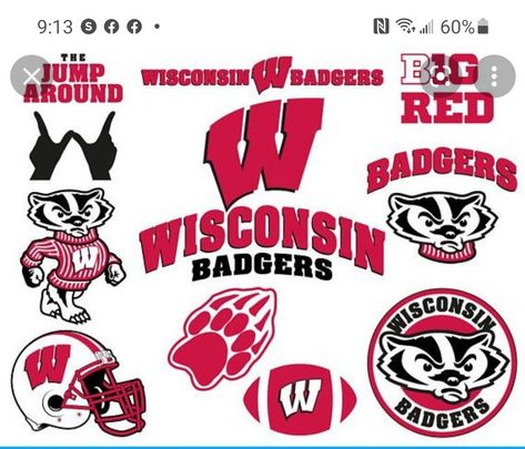 Badgers Logo, Wisconsin Football, Wisconsin Badgers Logo, College Names, Uw Madison, Little Library, Wisconsin Badgers, College Fun, Vinyl Projects