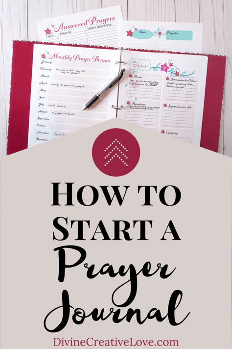 Prayer Binder Ideas, Kingdom Bloggers, Diy Prayer Journal, Free Bible Printables, Prayer Journal Template, Be More Intentional, Bible Journaling For Beginners, Deliverance Prayers, Time With God