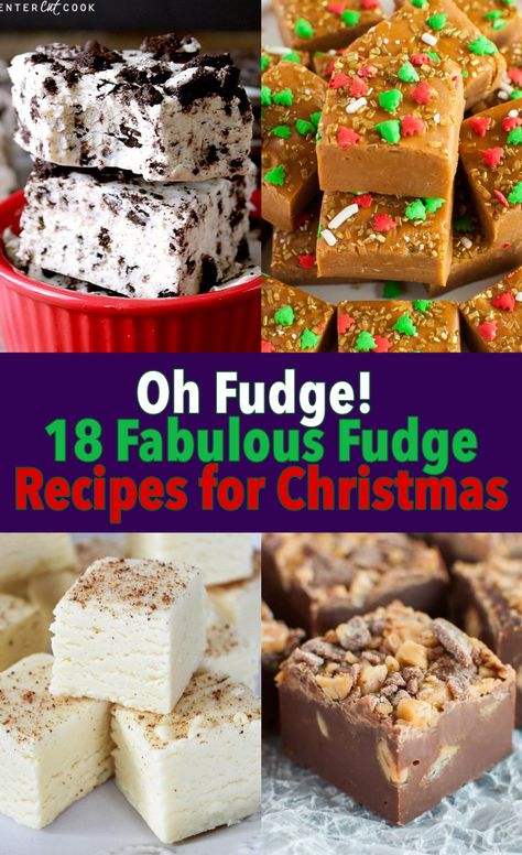 Oh Fudge! 18 Fabulous Fudge Recipes for Christmas Fudge Recipes For Christmas, Fudge Flavors Holidays, Christmas Cookie Fudge Recipes, Holiday Fudge Recipes Christmas, Microwave Fudge Recipes, Christmas Fudge Recipes, Christmas Fudge Recipes Easy, Vanilla Fudge Recipes, Birthday Cake Fudge