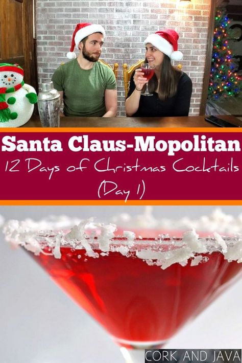 Cosmopolitan Cocktails, Best Christmas Cocktails, Cosmopolitan Cocktail, Recipe For Teens, Coconut Shavings, Holiday Cocktail Party, Wine Club, Peach Schnapps, Xmas Food