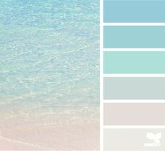 Coastal, beachy color scheme for a beach house. Description from pinterest.com. I searched for this on bing.com/images Bathroom Beach Theme, Beach Color Palettes, Beach House Colors, Palette Design, Coastal Bedrooms, Beach Bedroom, Beach Color, Beach House Interior, Design Seeds