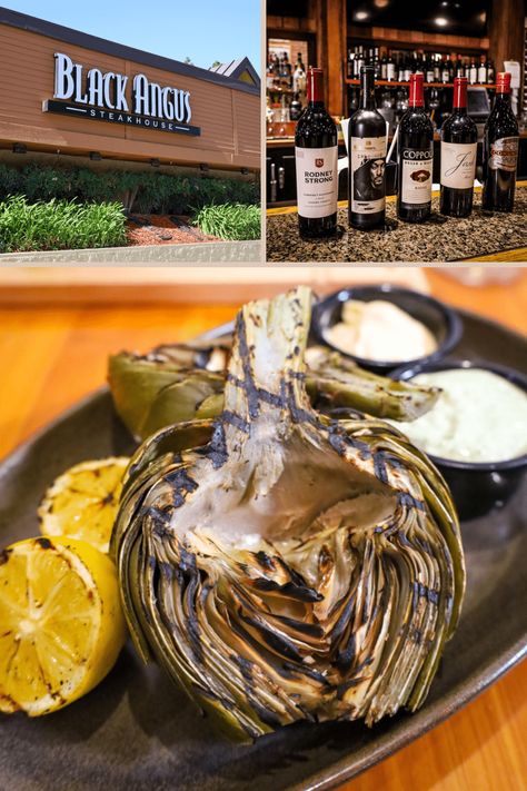 Grilled California Artichokes Featured at Black Angus Restaurants - California Grown Dipping Sauce For Artichokes, Grilled Artichoke, Lemon Aioli, Steak Side Dishes, Fire Grill, Artichoke Recipes, Artichoke Dip, Spinach Artichoke, Basil Pesto