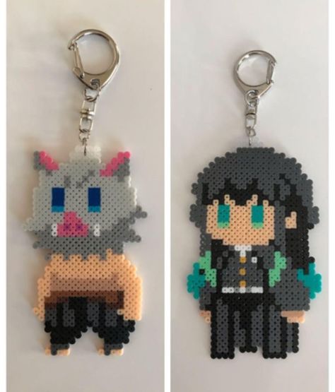 Anime Perler Bead Patterns, Mini Hama Beads, Melt Beads Patterns, Hama Art, Hamma Beads Ideas, Pixel Beads, Melty Bead Patterns, Easy Perler Beads Ideas, Hama Beads Design