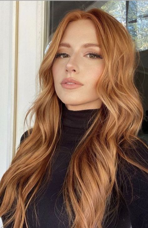 Natural Red Hair Color Strawberry Blonde, Long Wavy Strawberry Blonde Hair, Cooper Cowboy Hair, Virgin River Mel Hair, Strawberry Blonde Long Hair, Rudy Blond, Ginger Balayage Blonde, Cool Tone Ginger Hair, Blonde To Auburn Hair