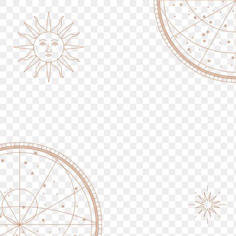 Fortune Teller Vintage, Astrology Map, Physics Aesthetic, Sun With Face, Maps Aesthetic, Star Png, Vintage Celestial, Gradient Color Design, Map Icons