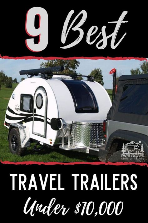 Small Camper Trailers With Bathroom, Small Rv Camping, Ultra Light Travel Trailers, Camping With Baby, Small Rv Campers, Used Camping Trailers, Best Travel Trailers, Mini Campers, Best Camper