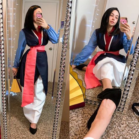 Mulan Halloween, Mulan Cosplay, Mulan Outfit, Ideas Disfraz, Disney Cosplay Costumes, Halloween Costumes For Work, Outing Outfit, Fiesta Outfit, Universal Language