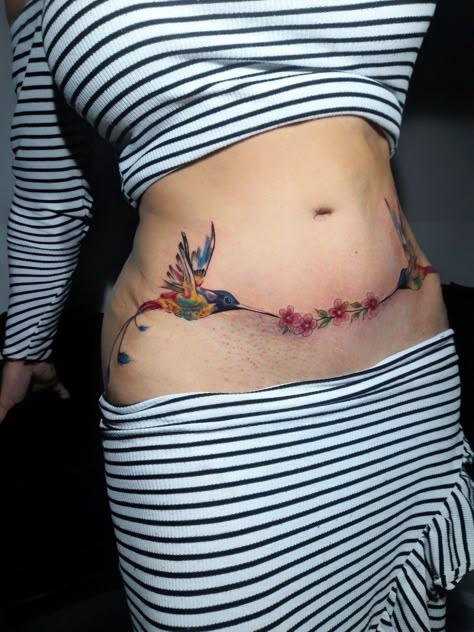 C Section Tattoos For Women, Gallbladder Scar Tattoo Cover Up, Tummytuck Tattoo Coverup Women, Tummy Tucks Tattoo Cover, Belly Scars Cover Up Tattoo, C Section Tattoo Cover Up, Tummy Tucks Tattoo Cover Up, Lower Abdomen Tattoo Women, Cute Belly Tattoos