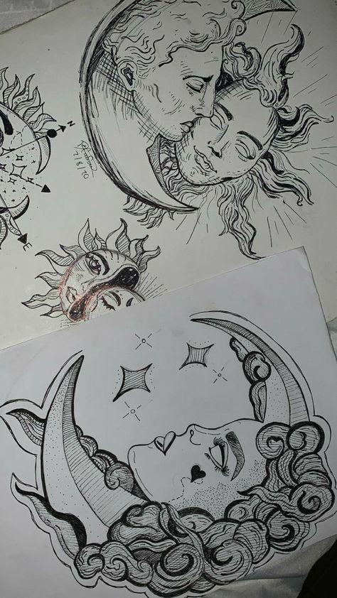 Moon Drawings Sketch, Moon Drawing Design, Astrology Sketches, Universe Drawing Ideas, Moon Drawings Aesthetic, Moon Art Drawing, Grunge Art Ideas, Mystical Drawings, Universe Sketch