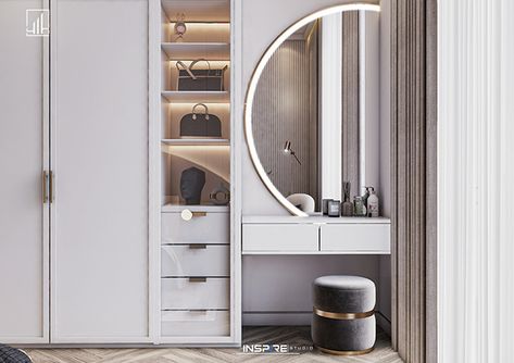 Bedroom Wardrobe And Dressing Table, Wardrobe With Dresser Designs, Dresser With Wardrobe, Dressing Table With Wardrobe, Cupboard With Dressing Table, Built In Dressing Table, Dressing Table Ideas, Dressing Unit, Mirror Magic