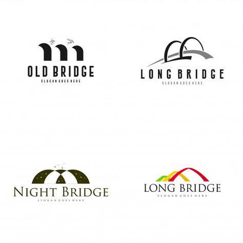 Bridge Logo Design Inspiration, Bridge Graphic Design, Bridge Logo Design, Bridge Icon, Logo Engineering, Bridge Tattoo, Sr Logo, Bridge Drawing, Travel Agency Logo