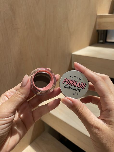 It's Official: Benefit's New Brow Pomade Lasts Longer Than Any Other Brow Product I've Tried Eyebrow Routine, Brow Routine, Brow Serum, Natural Brows, Brow Pomade, Benefit Cosmetics, Brow Pencils, Cosmetics Brands, Makeup Collection