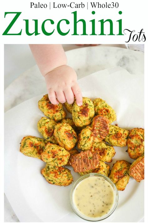 Just Jessie B: Baked Zucchini Tots | Paleo, Low Carb, Whole30 Zucchini Tots, Zucchini Recipes Baked, Summer Zucchini, Baked Zucchini, Zucchini Recipe, Bake Zucchini, Cheesy Zucchini, Paleo Low Carb, Low Carb Zucchini