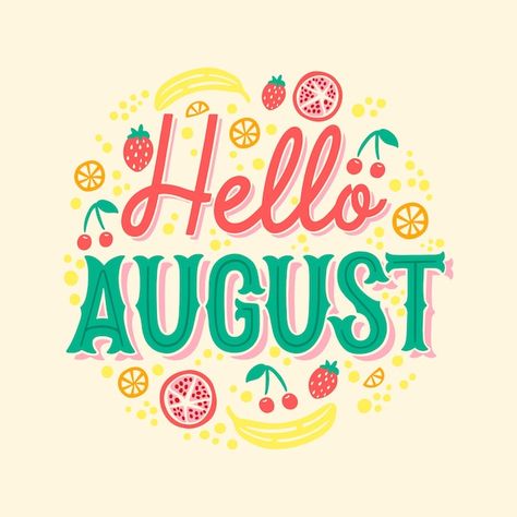 Download this Free Vector about Hand drawn hello august lettering, and discover more than 15 Million Professional Graphic Resources on Freepik Iphone Wallpaper 4th Of July, August Lettering, Hello August Images, August Images, Pen Pal Kit, August Themes, August Wallpaper, Iphone Wallpaper Preppy, Hello August