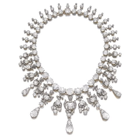 FROM THE COLLECTION OF FLORA SASSOON IMPORTANT DIAMOND NECKLACE, CIRCA 1900 | Sotheby's Antique Diamond Necklace, Silver Diamond Necklace, International Jewelry, Jewel Necklace, Beading Ideas, Royal Jewels, Jewellery Ideas, Antique Diamond, Victorian Jewelry