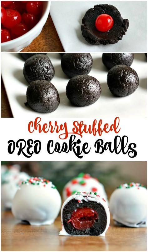 Oreo Cookie Balls Recipe, Cookie Balls Recipe, Christmas Oreo, Oreo Cookie Balls, Cookie Balls, Cake Ball, Oreo Balls, Oreo Recipes, Cookie Ball