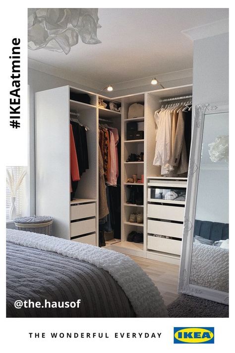 Wardrobe Solutions Storage Ideas, Flat Bedroom Ideas Small Spaces, Ikea Small Wardrobe, Small Bedroom With Wardrobe Ideas, Corner Wardrobe Ideas Small Bedroom, Clever Wardrobe Ideas, Wardrobe Storage Solutions, Bedroom Ideas For Long Rooms, Clever Storage Ideas Bedroom