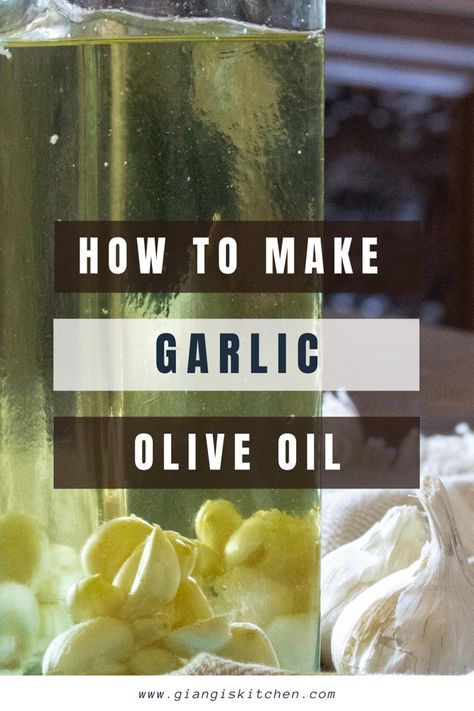 Garlic olive oil Healthy Ravioli, Garlic Oil Recipe, Infused Oil Recipes, Potato Au Gratin, Food Recipes For Lunch, Super Simple Recipes, Elegant Dishes, Baked Onions, Garlic Infused Olive Oil