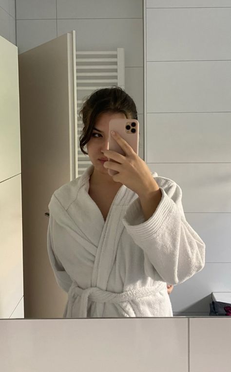 bathrobe 💆‍♀️ Mirror Selfie, Mirror, Lifestyle