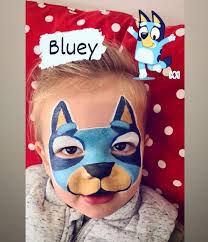 Bluey Facepainting, Puppy Face Paint, School Spirit Face Paint, Dog Face Paints, Face Painting Tips, Face Painting For Boys, Girl Face Painting, Face Painting Easy, Face Paint Makeup