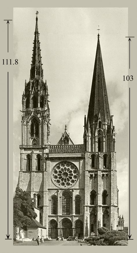 WPP 5 Chartres sba and whole building130 Golden Ratio Architecture, Chartres Cathedral, Squaring The Circle, Art Tutor, Gothic Buildings, More Than Meets The Eye, Cathedral Architecture, Spirit Science, My Turn