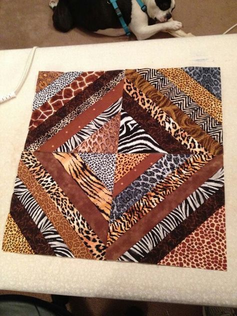 Leopard Quilt, African Quilt Patterns Free, African Fabric Quilts Ideas, African Safari Quilt Patterns, Animal Print Quilt, Quilted Jacket Pattern, African American Quilts, African Quilts, Scrap Fabric Projects