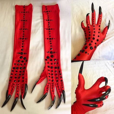 Diy Fantasia, Demon Costume, Show Design, Devil Costume, Diy Kostüm, Hallowen Costume, Dragon Costume, Red Devil, Nails Red