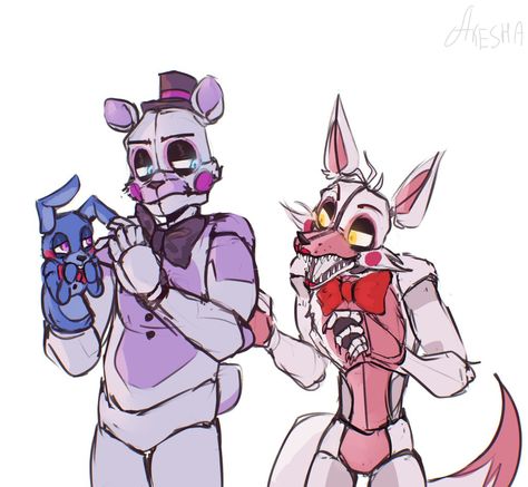 Funtime Foxy X Funtime Freddy, Funtime Freddy Fanart, Funtime Foxy Fanart, Ft Freddy, Fnaf Ships, Funtime Freddy, Fnaf 5, Fnaf Baby, Fnaf Fanart