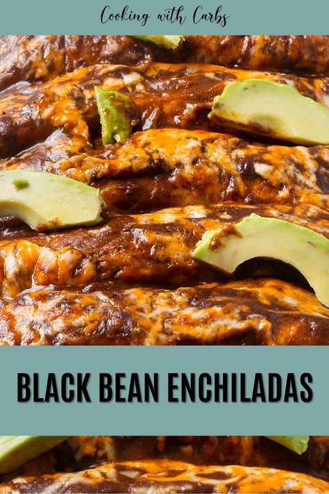 These Black Bean Enchiladas with Saffron Rice are quick and easy! The beans are sauteed in spices and and broth, before they are wrapped in soft tortillas and smothered with bright and flavourful enchiladas sauce. This delicious dinner or lunch is easily put together in under 30 minutes, making it a great quick meal. Enchiladas Sauce, Soft Tortillas, Dinners Ideas, Black Bean Enchiladas, Dried Black Beans, Bean Enchiladas, Saffron Rice, Vegetarian Foods, Enchilada Recipes