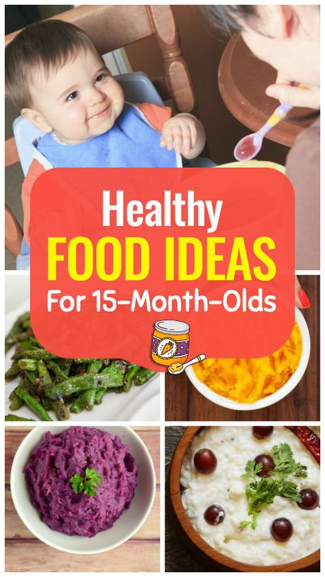 Healthy And Interesting Food Ideas For 15-Month-Olds : At this age, your baby needs at least three meals a day with some healthy snacks in between. MomJunction has compiled the best food ideas for a 15-month-old baby. #baby #babyfood #foodideas #baby Healthy Baby Snacks, Baby Food Ideas, Three Meals A Day, Baby Lunch, Baby Dinner, Best Food Ideas, Baby & Toddler Food, Healthy Baby Food, Toddler Lunches