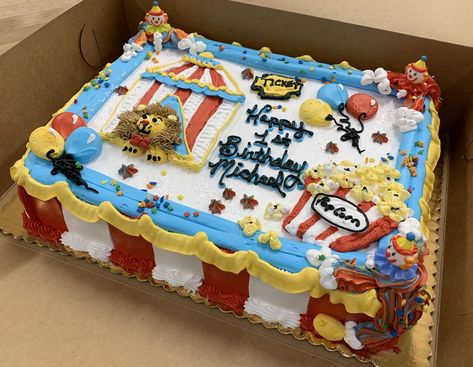 Publix Cakes, Publix Bakery, Bakery Cupcakes, Sheet Cakes, Sheet Cake, Grocery Store, Butter Cream, Cake Decorating, Happy Birthday