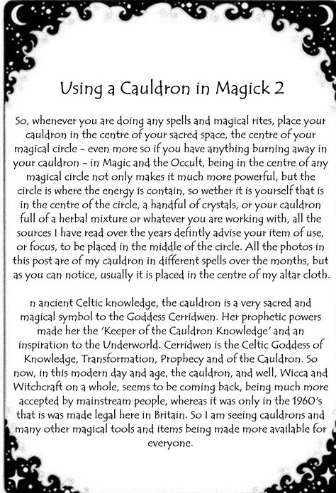 How To Use A Cauldron Witchcraft, Cauldron Uses Witchcraft, Cauldron Uses, Cauldron Spells, Cauldron Magic, Witch Tools, Witch Stuff, Eclectic Witch, Wiccan Spell Book