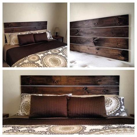 Headboard Plans, Cheap Diy Headboard, Headboard Plan, Diy Headboard Wooden, Floating Headboard, Diy Bed Headboard, Headboard Projects, Simple Headboard, California King Headboard