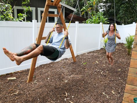 Renovation Aloha | HGTV Renovation Aloha, Social Media Relationships, Hgtv Shows, Hawaiian Homes, Hawaiian Culture, Backyard Diy Projects, Landscaping Company, Power Couple, Hawaiian Style