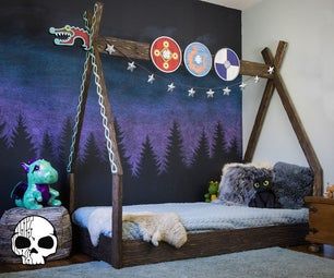 WickedMakers's Projects - Instructables Viking Bed, Viking Baby, Spring Cleaning Challenge, Viking Decor, Montessori Bed, Floor Bed, Train Your Dragon, How To Train, Toddler Room