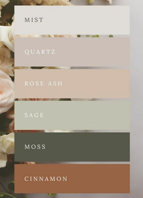 Colour Palette Brown, Earthy Tones Wedding, Colour Palette Autumn, Earth Tones Palette, Soft Earth Tones, Earth Tone Color Palette, Autumn Weddings, Designer Branding, Earth Tone Color