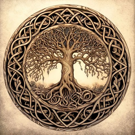 Tree Of Life Drawing, Diy Embroidery Art, Tree Of Life Artwork, Personalized Crafts, Tree Of Life Art, Celtic Tree Of Life, Spiritual Decor, Diy Artwork, Celtic Tree