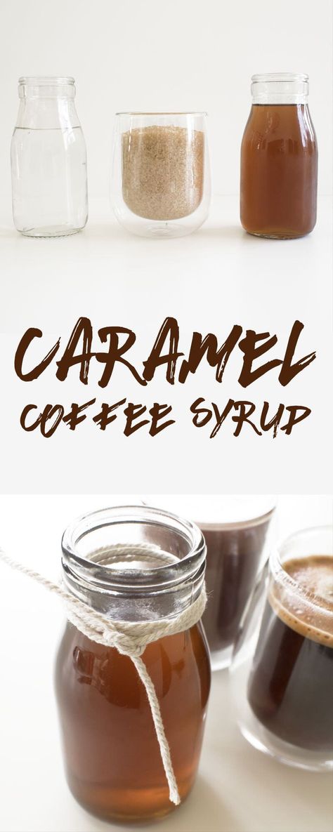 Torani Caramel, Coffee Syrup Recipe, Caramel Syrup Recipe, Recipe With Caramel, Caramel Coffee Syrup, Homemade Coffee Syrup, Diy Caramel, Coffee Caramel, Simple Syrup Recipes