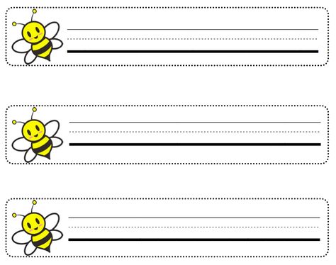 NAME TAGS!!! // One, Two, Three: Math Time!: **FREEBIE** Printable Desk Tags - Bumblebees Bee Classroom Decor, Free Printable Certificate Templates, Classroom Name Tags, Desk Tags, Printable Tags Template, Plate Template, Desk Name Tags, Bee Themed Classroom, Name Tag Templates