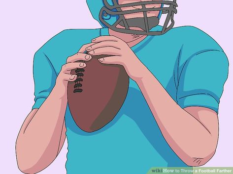 Image titled Throw a Football Farther Step 1 Throwing A Football, A Football, You Can Do, To Learn, Football, Disney Princess, Disney Characters, Disney, Fictional Characters