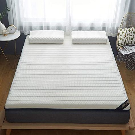 100% Natural Latex Mattress,Breathable Super Soft Foldable Tatami Mattress for Single Double Guest Bedroom Kids Room White King:180x200cm Bedroom Futon, Tatami Mattress, Best Futon, Double Bunk, Natural Latex Mattress, Natural Mattress, Latex Mattress, White King, Room White