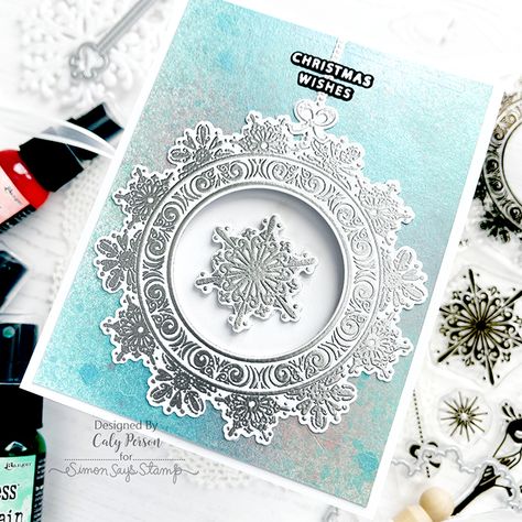 STAMPtember® Gina K. Designs – Shimmering Season – Caly Person Gina K Designs, Gina K, Copic Sketch Markers, Copic Sketch, Sketch Markers, Holiday Set, Winter Cards, Simon Says, Simon Says Stamp