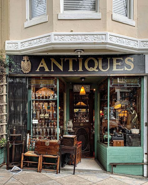 Los Angeles Interior Design, Thrift Store Shopping, Building Front, Office Entrance, New York Photos, Shop Fronts, Antique Store, London Photos, Shop Window Displays